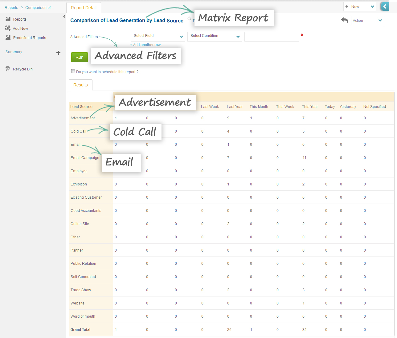 MatrixReport-ConvergeHubCRM